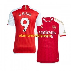 Camisola Arsenal Gabriel Jesus 9 Homem Equipamento Primeiro 2023-2024 Manga Curta
